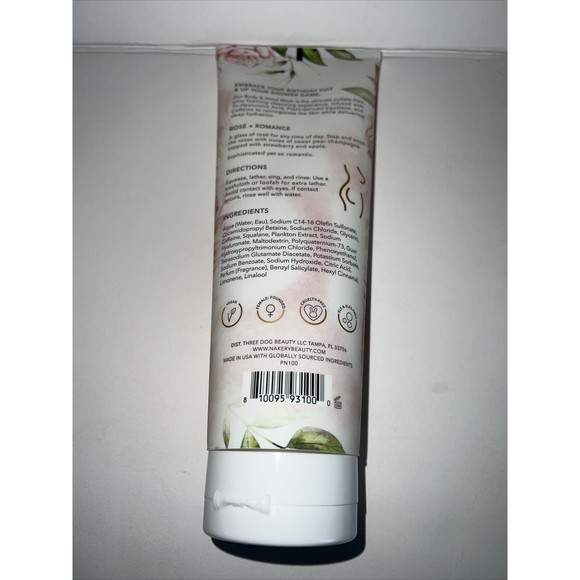 Nakery Beauty Skin Restore Body + Hand Wash, Rosé + Romance 9.8 fl oz NEW - Picture 4 of 6